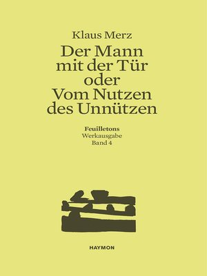 cover image of Der Mann mit der Tür oder Vom Nutzen des Unnützen